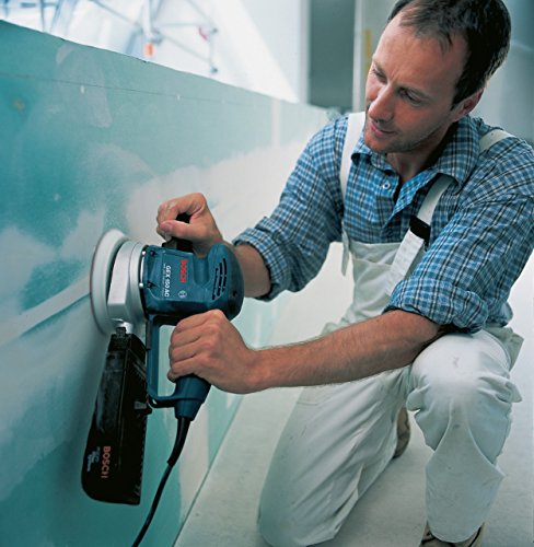 Bosch Professional GEX 150 AC - Lijadora excéntrica (340 W, Ø de plato lijador 150 mm, en caja)