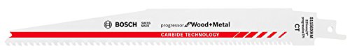 Bosch Professional Hoja de sierra sable S 1156 XHM Progressor for Wood and Metal (Longitud 225 mm, accesorio de sierra sable)