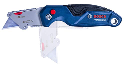 Bosch Professional - Set de corte 2 unidades navaja y cúter (4 cuchillas)