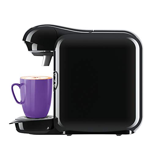 Bosch Tassimo Vivy 2 Cafetera cápsulas, 1300 W, 0.7 litros, Aluminio, Negro