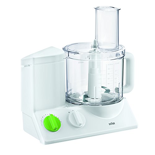 Braun FP 3010 - Robot de cocina (Verde, Color blanco, Vidrio, Acero inoxidable)