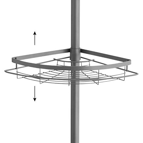 bremermann Estantería en Esquina telescópica máximo de Aprox. 290 cm (Gris)