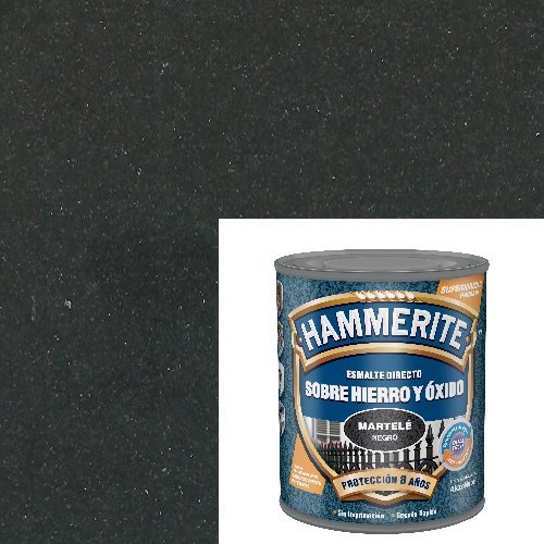 BRUGUER Negro HAMMERITE Esmalte MARTELE 750 ML