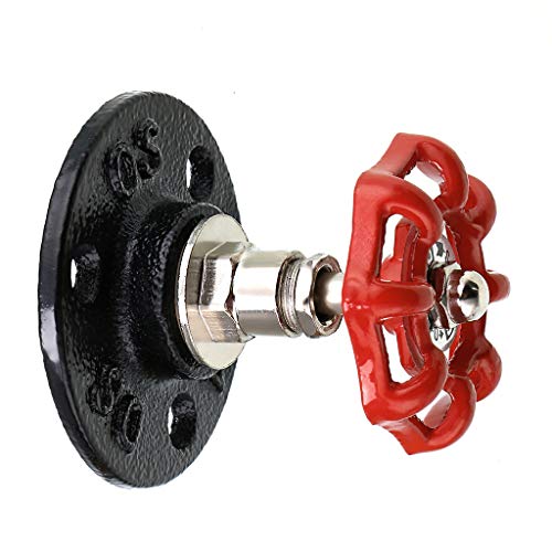BTSKY 3 unidades Gancho de hierro industrial para colgar abrigos y sombreros - estilo vintage, para colgar en la pared, para colgar en ropa, toallas, bolsos, sombrillas, decoración del hogar antiguo