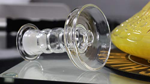 Cachimba de cabeza de vidrio universal - una cabeza de vidrio de borosilicato de Phunnel templado de alta calidad, una cabeza de vidrio de cachimba con sabor 100% puro y largo tiempo de ahumado