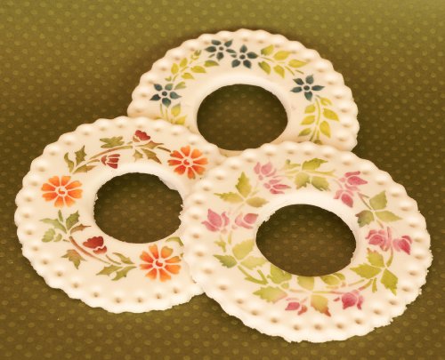 Cadena de Flores Plantilla para Galletas by Designer Plantillas
