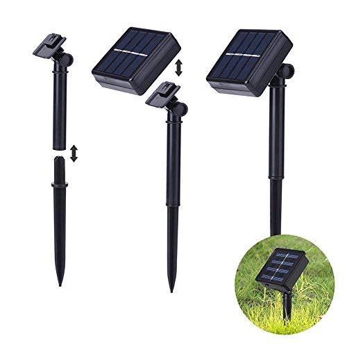 Cadena de Luces, Mr.Twinklelight 4.5M 30 LED Solar Bola de Cristal Luz Decorativa para Jardín, Terraza, Boda, Árbol de Navidad, Fiesta, Patio, Blanco Cálido