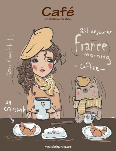 Café libro para colorear para adultos 1: Volume 1