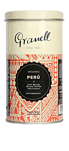 Cafés Granell Granell - Orígenes - Perú | Cafe Molido 100% Café Arabica - Café Rico En Aroma Y Sabor - 200 Gramos
