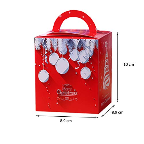 caja de dulces navideños Fiyuer 40 Pcs cajas galletas navidad para Niños Adultos Presenta Chuches Cumpleaños Artículo Accesorios