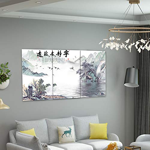 Calefacción Eléctrica Montada En Pared - Decoración Mural De Pared De Cristal Carbono Para Hogar Calentador Rápido, Seguridad, Ahorro De Energía Y Silencioso, Adecuado Para Baño Y Dormitorio,A,3Pack