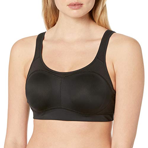 Campeón de la mujer distancia 2.0 Novedades Underwire sujetador deportivo, Negro, 34/36D/DD