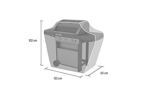 Campingaz 2000031421Funda Barbacoa Universal, Negro, 153 x 102 x 63 cm