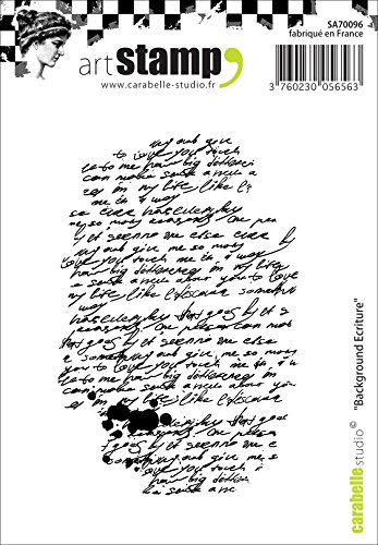Carabelle Studio Background Writing Cling Sello, Caucho, 10.0x8.0x0.5 cm