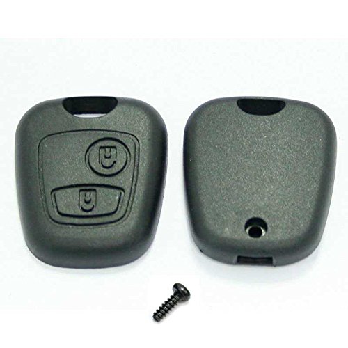 Carcasa de Remplazo para Llave Peugeot 307 406 Funda Mando sin Espadín