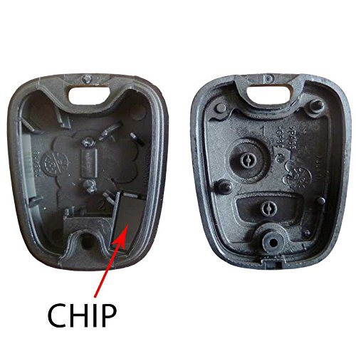 Carcasa de Remplazo para Llave Peugeot 307 406 Funda Mando sin Espadín