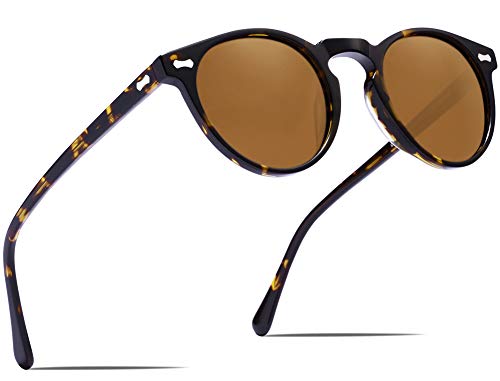 Carfia Vintage Polarizadas Gafas de Sol Mujer Hombre UV400 Protección para Viajes Conducir