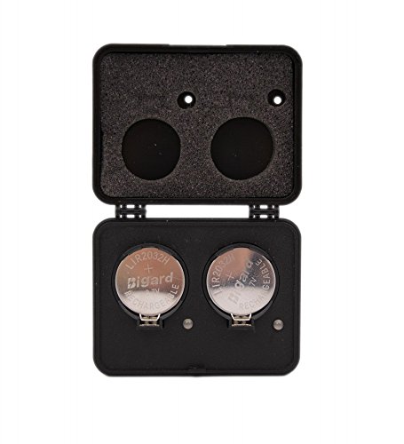Cargador de Batería para Pila Botón Recargable LIR 2032/2016 / 2025 – 4 Baterías LIR2032 3.7V Incluidas - Universal: Apto para Cualquier USB - por GIRAFUS