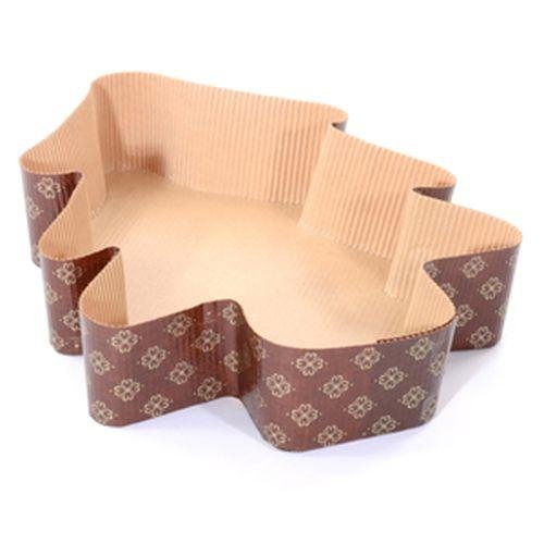Chance SAS 10 x moldes para panetone árbol de Navidad de Papel Horno