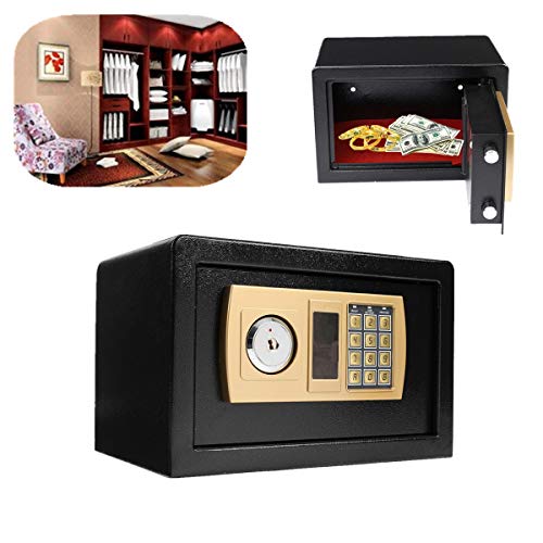 Chaos Caja Depósito Digital Gota Efectivo Caja Fuerte con Joyería Home Hotel De Bloqueo De Teclado Negro Medidas De Seguridad Seguridad Estrenar (Color : Safe)