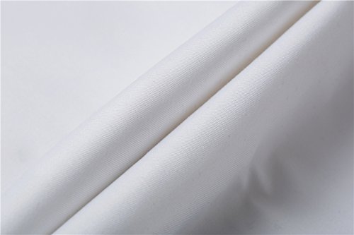 Chaqueta de Chef Cocina Uniforme Manga Corta Blanco
