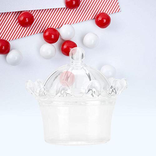 CHICIRIS - Cajas de Dulces para Invitados, Bolsa de Dulces, Caja de Regalo para Baby Shower, Boda, Fiesta, favores, Suministros de decoración, Bonita decoración de Primer cumpleaños (Transparente)