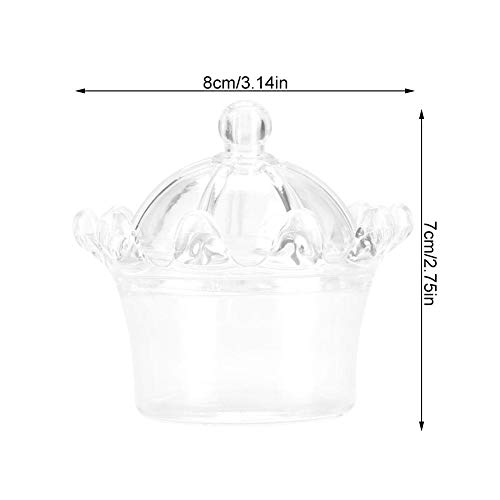CHICIRIS - Cajas de Dulces para Invitados, Bolsa de Dulces, Caja de Regalo para Baby Shower, Boda, Fiesta, favores, Suministros de decoración, Bonita decoración de Primer cumpleaños (Transparente)
