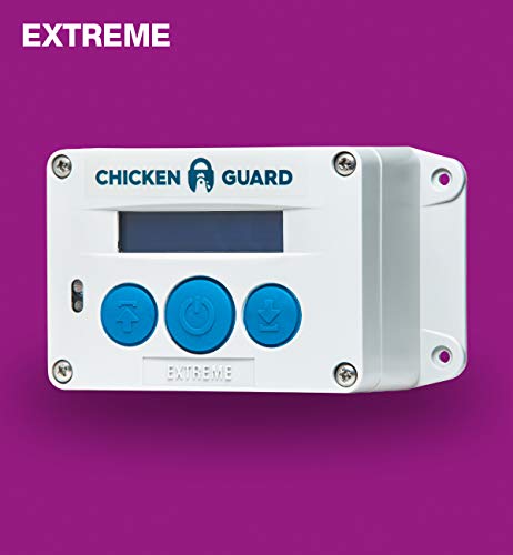 ChickenGuard ® Extreme - Sistema de Apertura Automática para Puerta de Gallineros