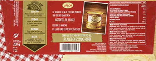 Chocolates Valor - Puro Postres - Chocolate para repostería - 200 g