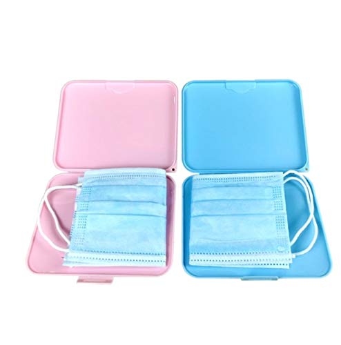 CHS Caja de Almacenamiento de máscara portátil, Caja de Almacenamiento de máscara a Prueba de Polvo y Humedad, Caja de Almacenamiento de máscara Resistente al Agua y a la contaminación (Green)