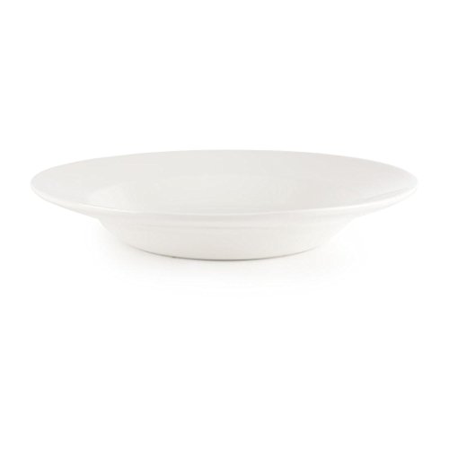 Churchill Super vitrificada P617 pasta de porcelana plato, blanco (Pack de 12)