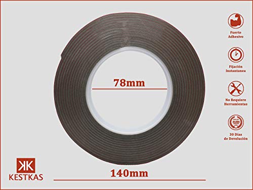 Cinta Adhesiva Doble Cara Extrafuerte 19mm x 5m VHB Multifunción de Alto Rendimiento