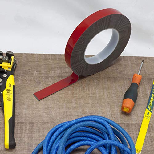 Cinta Adhesiva Doble Cara Extrafuerte 19mm x 5m VHB Multifunción de Alto Rendimiento