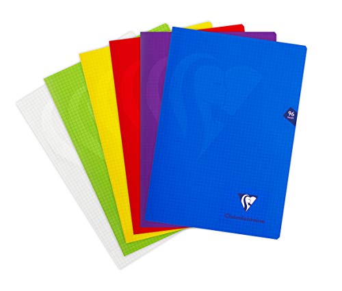 Clairefontaine 293162AMZC - Lote de 2 cuadernos grapados con cubierta