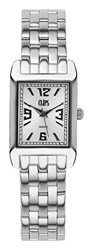 Clips 553-2001-88 - Reloj de Pulsera para Mujeres, Color Plata