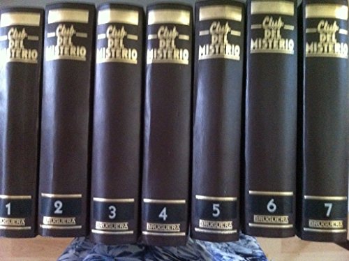 CLUB DEL MISTERIO. Volumen 1: COSECHA ROJA / LAS AVENTURAS DE SHERLOCK HOLMES / CARA A CARA / EL SUEÑO ETERNO / EL CUCHILLO / EL CASO DEL JUGUETE MORTIFERO/IMPULSO CREADOR / EL SECUESTRO DE MISS BLANDISH /LA BESTIA DEBE MORIR