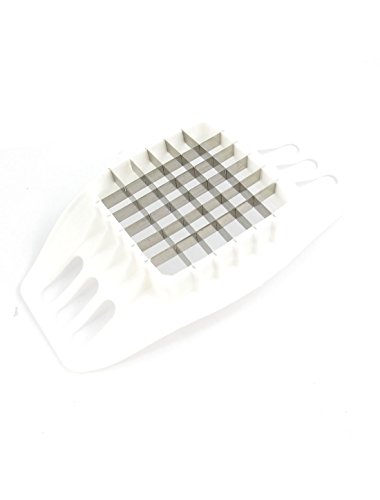 Cocina de la manija plástica blanca de lámina del acero inoxidable máquina de cortar de la patata