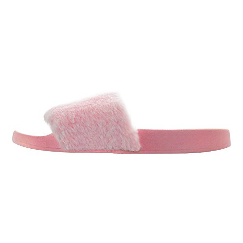 Coface Zapatillas-Mujer-Pantuflas-Sandalias-Planas,Antideslizante Pantufla Suela de Goma Deslizantes Slipper para Mujeres Señoras Interiores y Exteriores