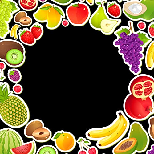 Collage de fotos de frutas