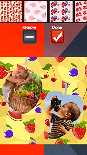 Collage de fotos de frutas