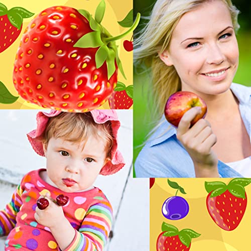Collage de fotos de frutas