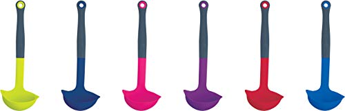 Colourworks CWBRLADRED - Cucharón de sopa (silicona, cereza)
