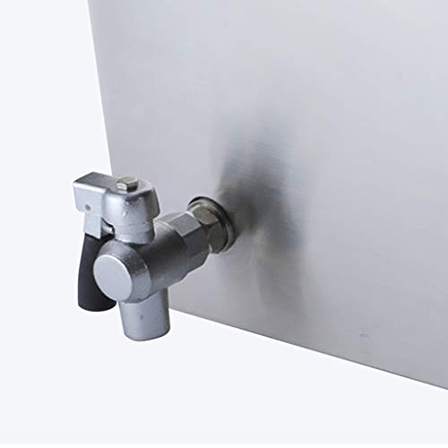 Comercial Profesional 25L Acero Inoxidable Freidora Eléctrica con Doble Tanques Profundos Máquina De Papas Fritas De Gran Capacidad para El Hogar