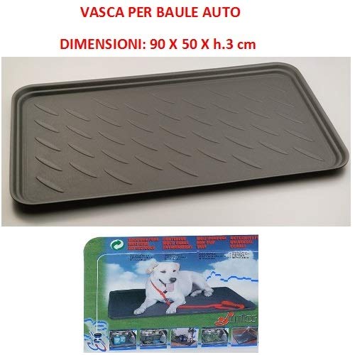 Compatible con Chevrolet Kalos, Bandeja de Maletero para Coche, capó Trasero, Impermeable, Adecuado para el Transporte de Mascotas, Perro, contenedor Antideslizante Universal, 90 x 50 x 3 cm