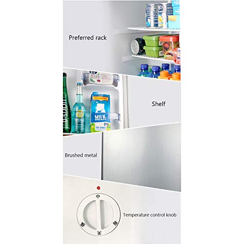 Congelador PequeñO Nevera Mini Frigorificos Refrigerador-Congelador PequeñO De Una Puerta Con Cerradura Y Refrigerador De Bajo Consumo Silenciosa ProteccióN