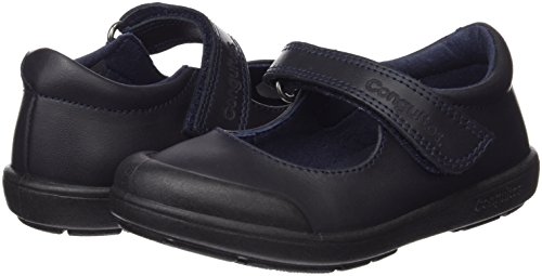 Conguitos Merceditas Colegial Lavable Velcro, Niñas, Azul (Marino 2), 26 EU
