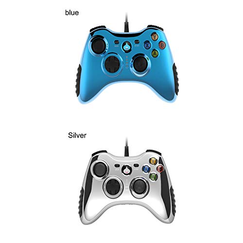 Controlador Con Cable, Tacto Delicado Y Control Potente Diseño Clásico De Botones XBOX Diseño Ergonómico Antideslizante Gamepad, Controlador De Juegos Para PC 360 / BFM / PS3 / Android 4.0 O Superio