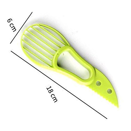Cortapiñas,Cortador de Piña de Acero Inoxidable - Cortador de Aguacate 3 en 1