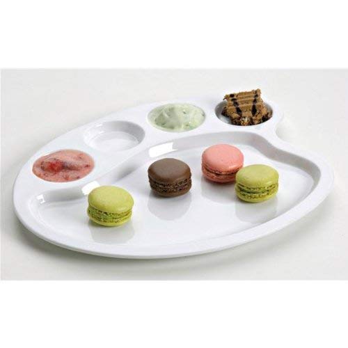 COSY & TRENDY HP1372 - Plato para fondue (porcelana, 23,8 x 28,3 cm)