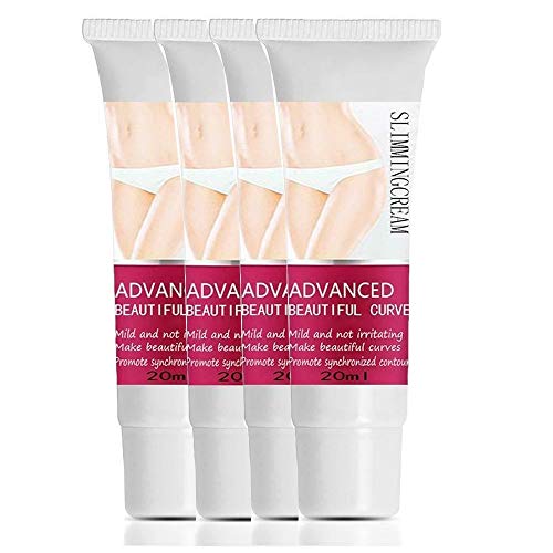 Crema adelgazante de cafeína de 2/4 piezas, quemador de grasa anticelulítico no irritante y antialérgico para un uso mejorado de la seguridad, agradable para la piel para todo el cuerpo (4)
